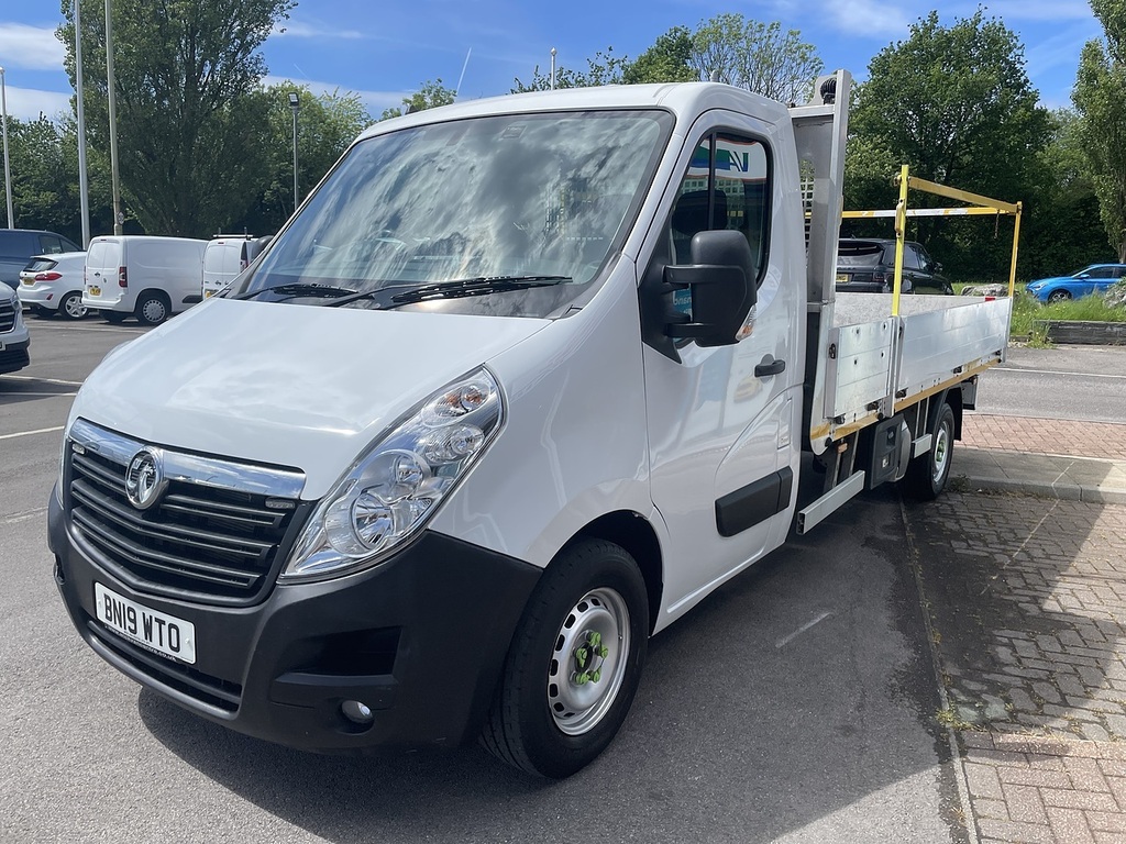 Vauxhall Movano 2.3 Cdti 3500 Biturbo Dropside R White #4