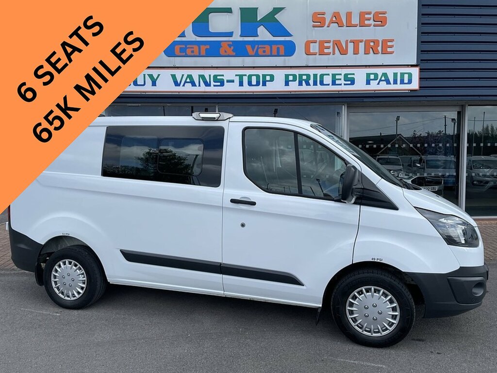 Ford Transit Custom 2.0 Tdci 310 Crew Van L1 H1 167 YP67YHH White