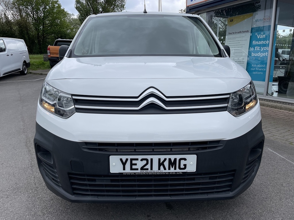 Citroen Berlingo 1.5 Bluehdi 650 X M Panel Van Sw YE21KMG White #3