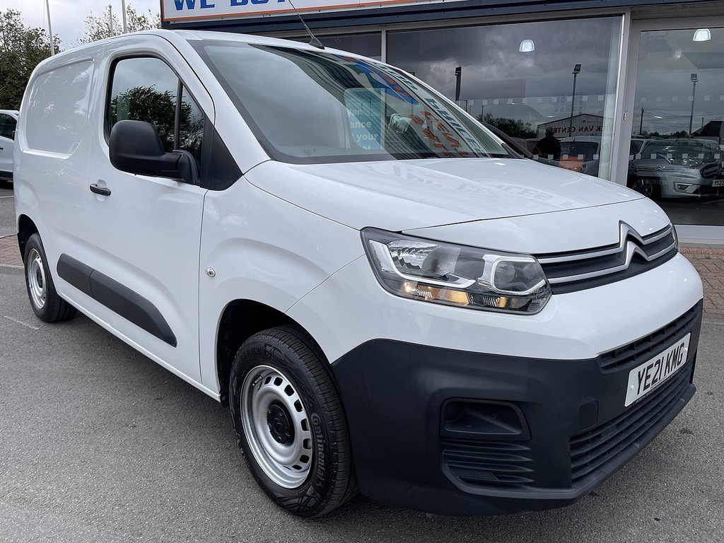 Citroen Berlingo 1.5 Bluehdi 650 X M Panel Van Sw YE21KMG White #2