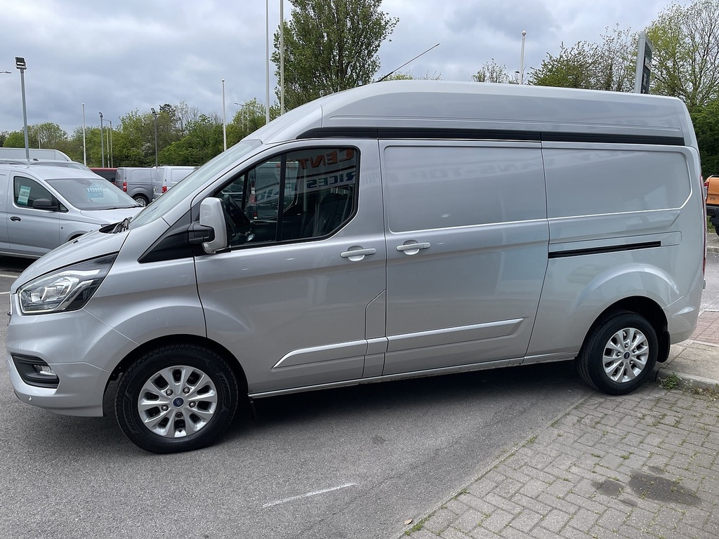Ford Transit Custom 2.0 300 Ecoblue Limited Panel Van Manua CN21VZG Silver #6