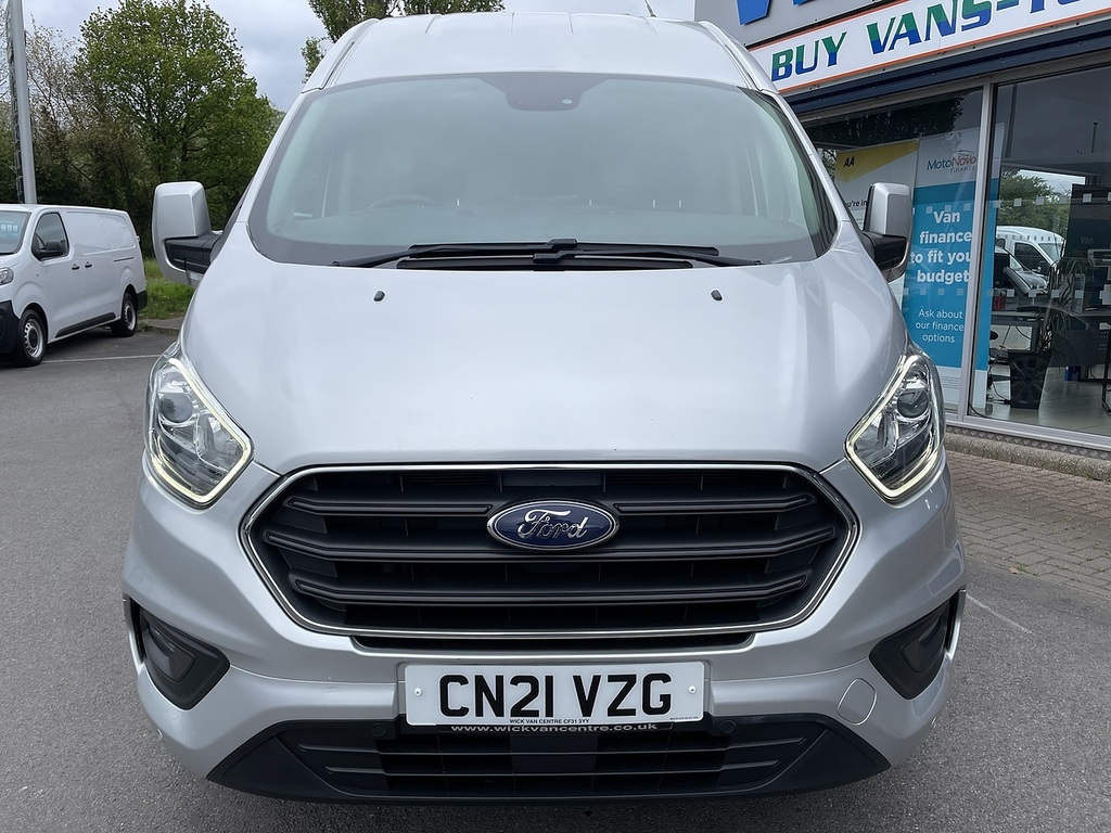 Ford Transit Custom 2.0 300 Ecoblue Limited Panel Van Manua CN21VZG Silver #4