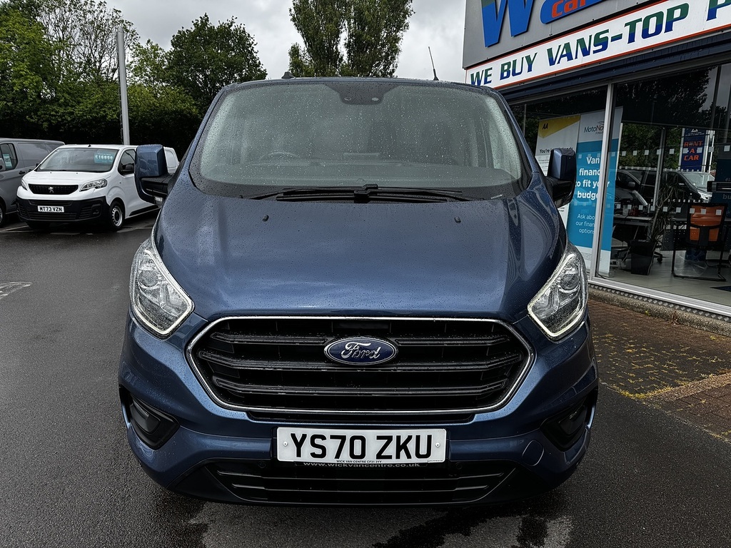 Ford Transit Custom 2.0 300 Ecoblue Limited Panel Van Manua YS70ZKU Blue #4