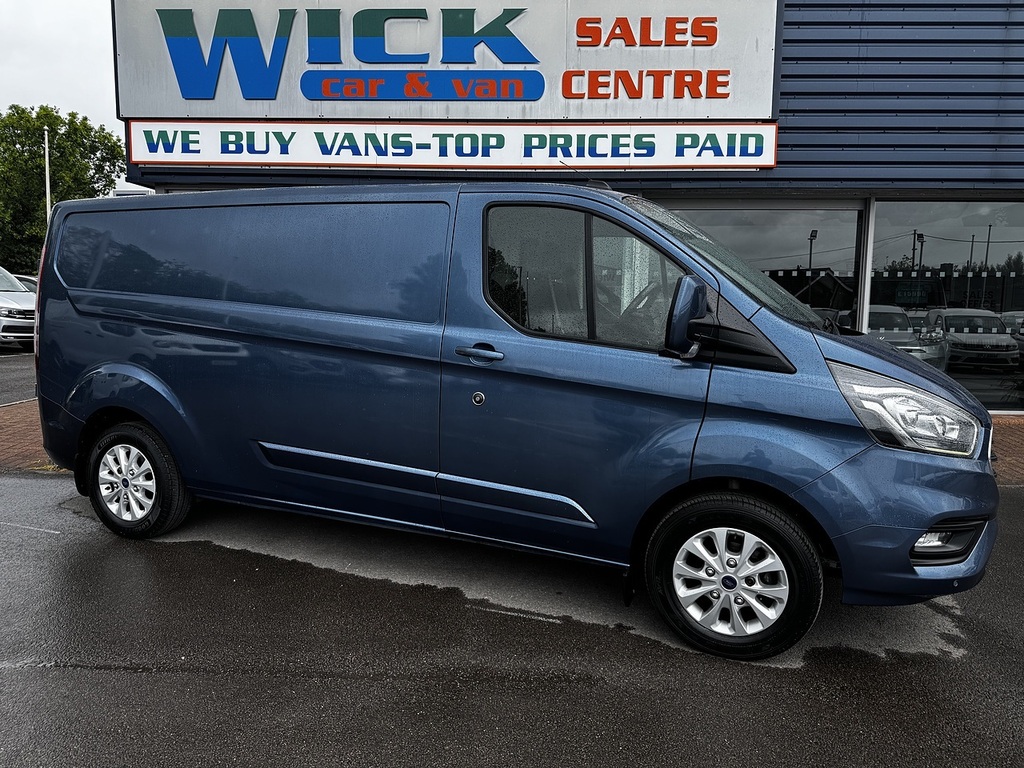 Ford Transit Custom 2.0 300 Ecoblue Limited Panel Van Manua YS70ZKU Blue #2
