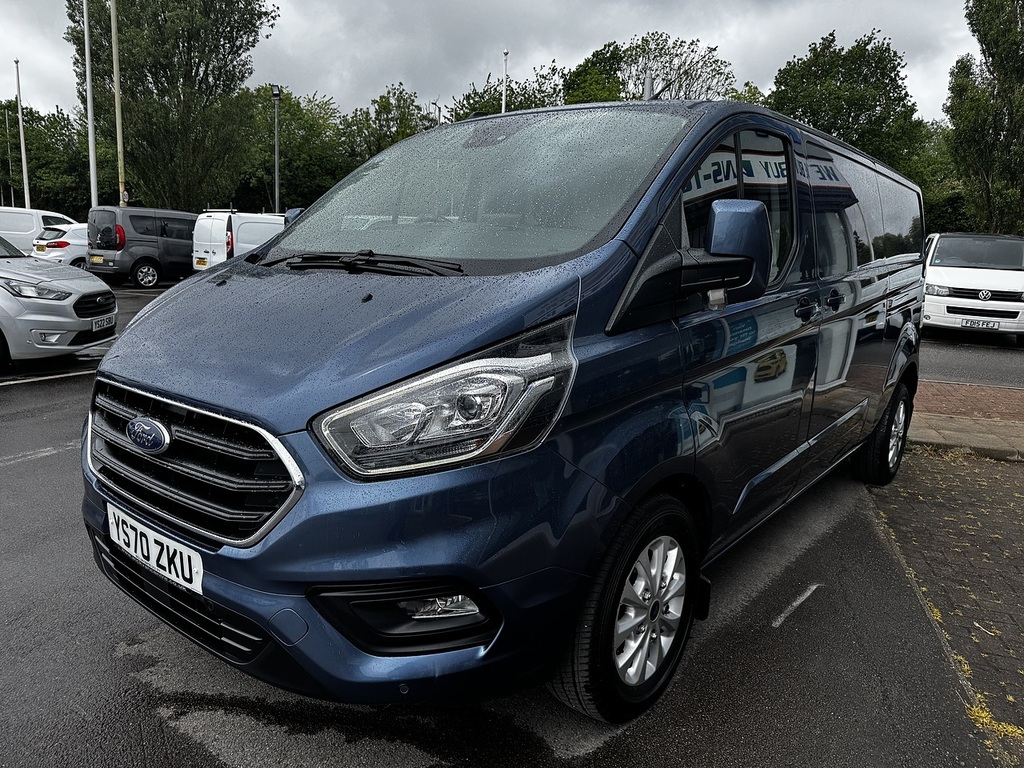 Ford Transit Custom 2.0 300 Ecoblue Limited Panel Van Manua YS70ZKU Blue #5