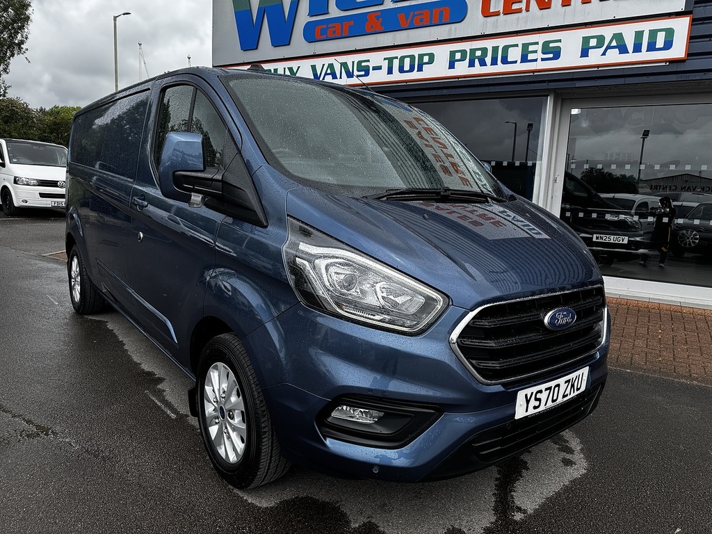Ford Transit Custom 2.0 300 Ecoblue Limited Panel Van Manua YS70ZKU Blue #3