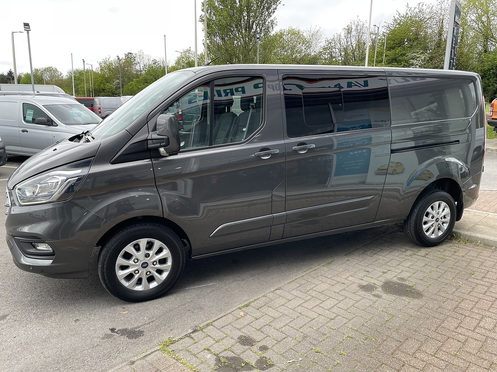 Ford Transit Custom 2.0 320 Ecoblue Limited Crew Van Double Cab Di HV21XVK Grey #6