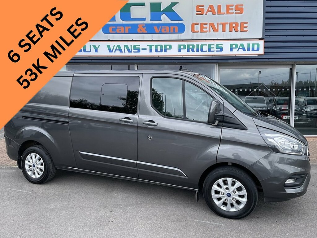 Ford Transit Custom 2.0 320 Ecoblue Limited Crew Van Double Cab Di HV21XVK Grey