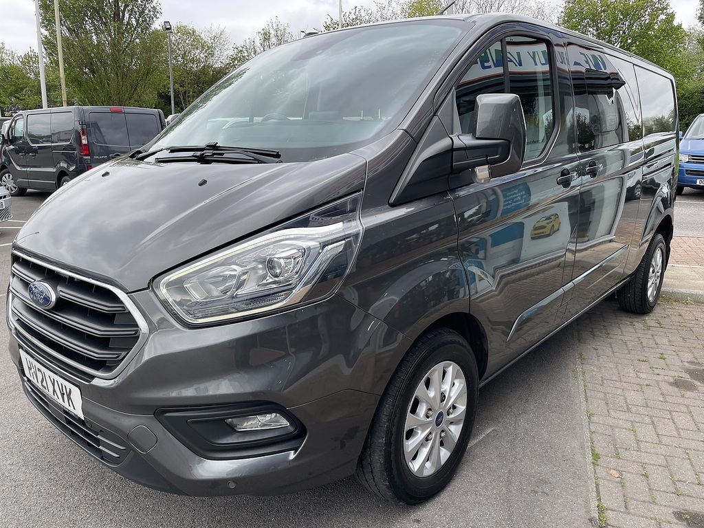Ford Transit Custom 2.0 320 Ecoblue Limited Crew Van Double Cab Di HV21XVK Grey #5