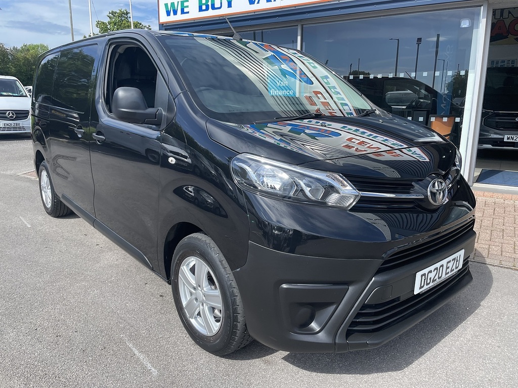 Toyota PROACE 2.0D Icon Medium Panel Van 6Dr Mwb E Black #2