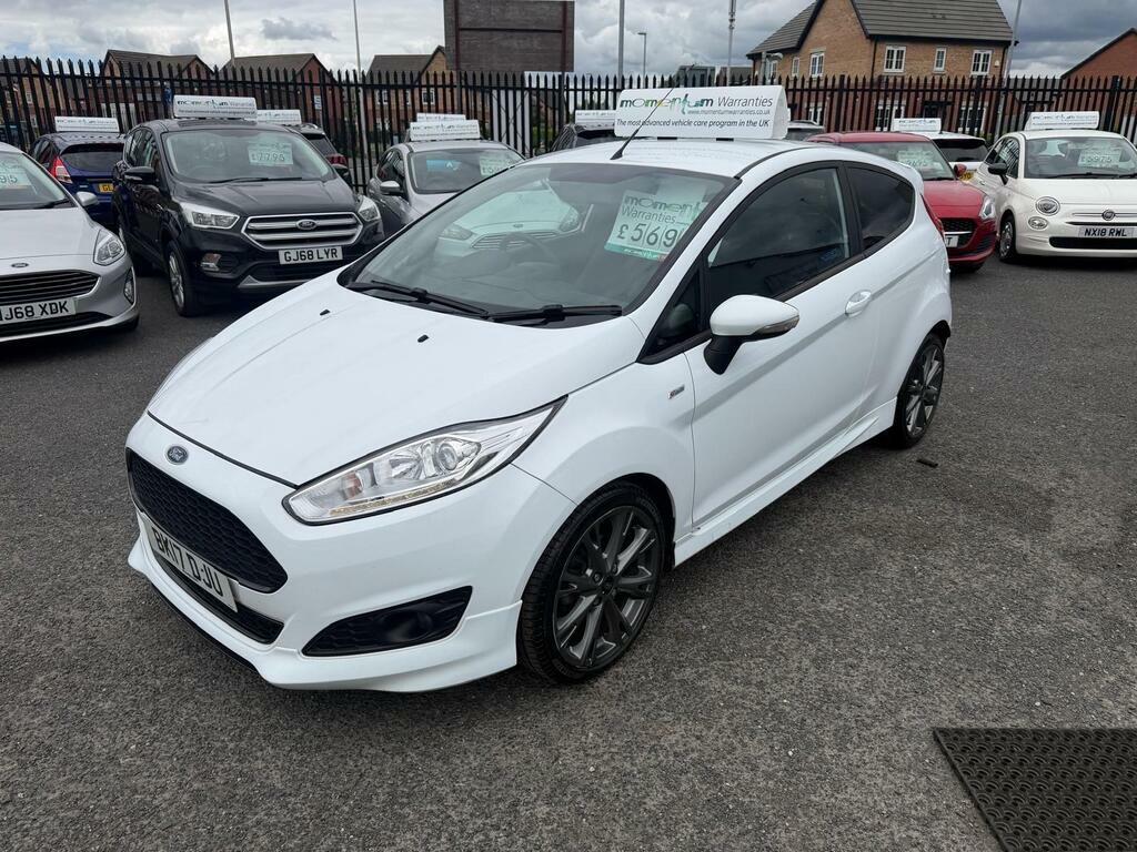 Ford Fiesta 1.0T Ecoboost St-line Euro 6 S S White