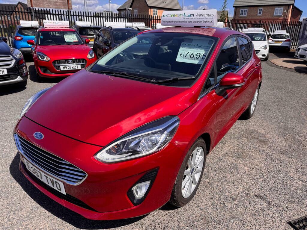 Ford Fiesta 1.0T Ecoboost Titanium Euro 6 S S Red