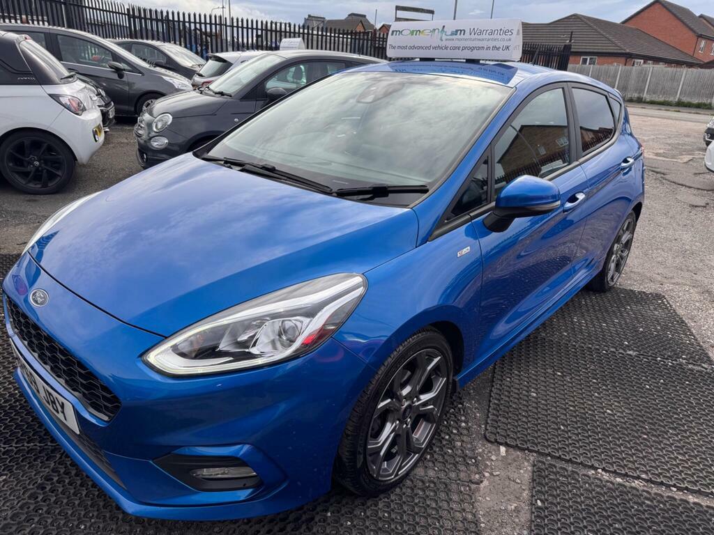 Ford Fiesta 1.0T Ecoboost St-line Euro 6 S S Blue
