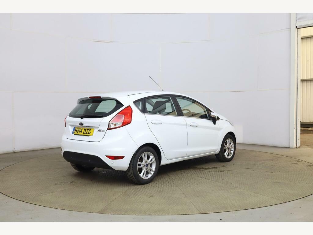 Ford Fiesta 1.25 Zetec Euro 5 White #4