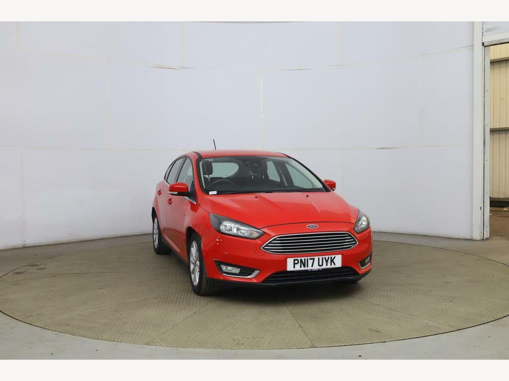 Ford Focus 1.0T Ecoboost Titanium Euro 6 S S PN17UYK Red #3