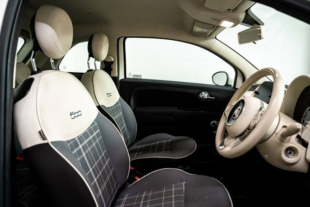 Fiat 500 2019 1.2 Lounge Hatchback Euro 6 PO69LWE White #5