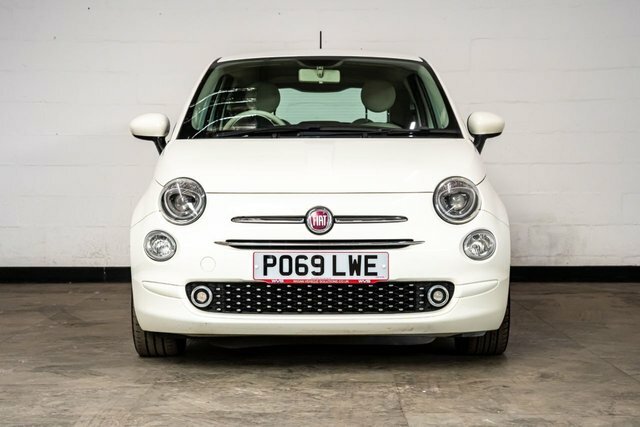 Fiat 500 2019 1.2 Lounge Hatchback Euro 6 PO69LWE White #2
