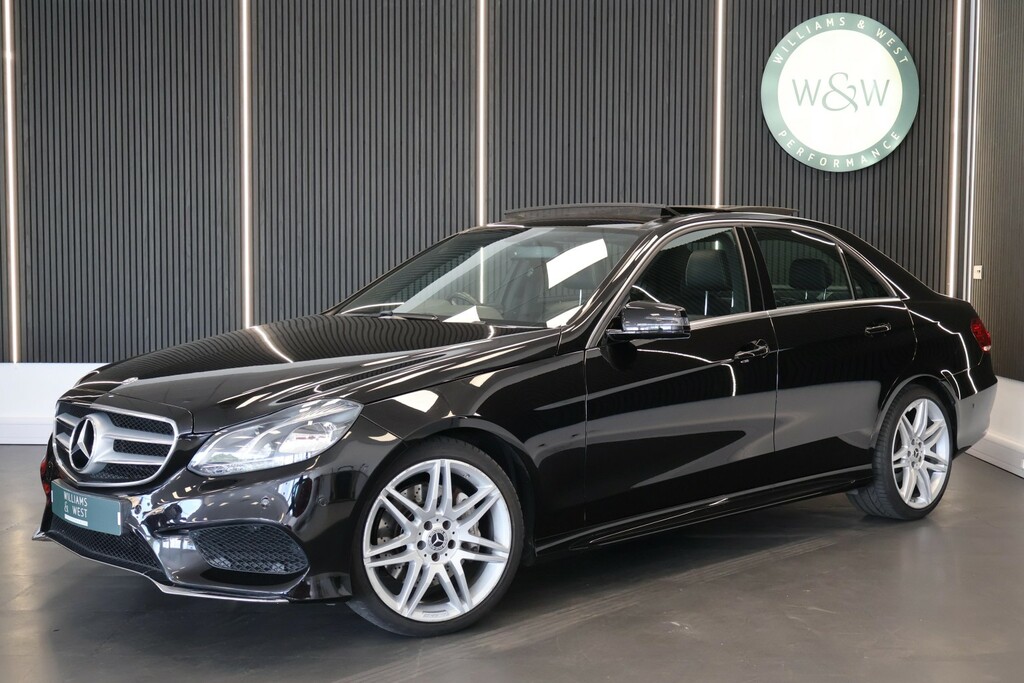 Mercedes-Benz E Class Saloon 3.0 E350 V6 Bluetec Amg Line 201565 Black