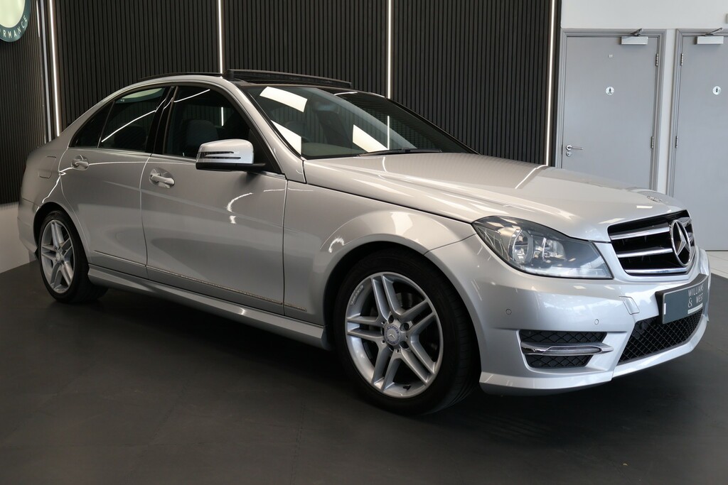 Mercedes-Benz C Class Saloon 2.1 C250 Cdi Amg Sport Edition 201414 SP14YKX Silver #4