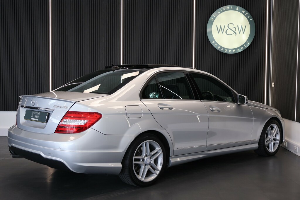 Mercedes-Benz C Class Saloon 2.1 C250 Cdi Amg Sport Edition 201414 SP14YKX Silver #5