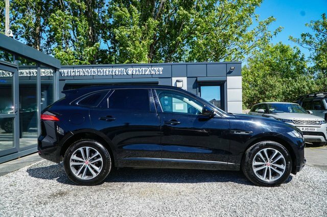 Jaguar F-Pace 2018 2.0 D180 R-sport Suv Euro 6 GD18LXF Black #3