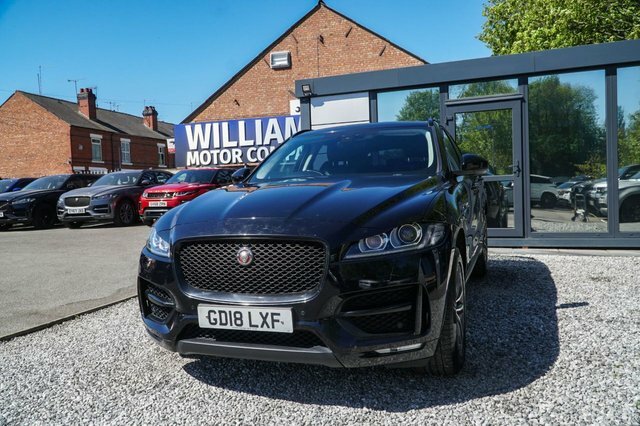 Jaguar F-Pace 2018 2.0 D180 R-sport Suv Euro 6 GD18LXF Black #5