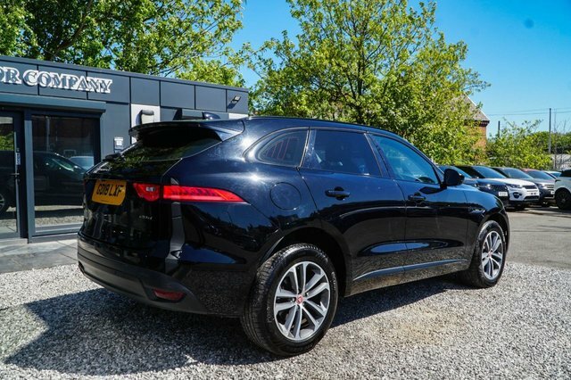 Jaguar F-Pace 2018 2.0 D180 R-sport Suv Euro 6 GD18LXF Black #6