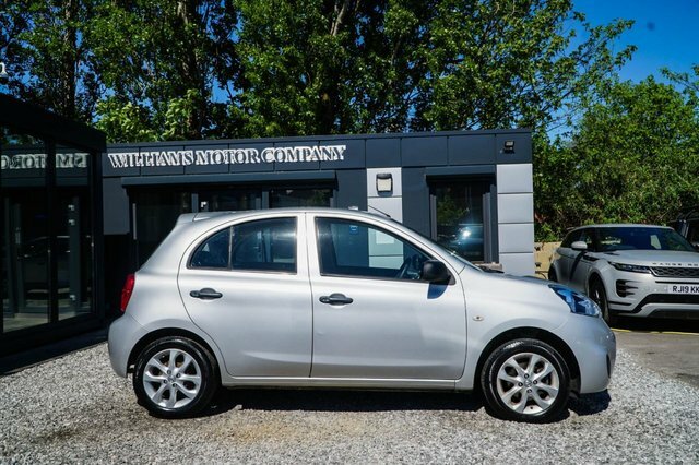 Nissan Micra 2016 1.2 Vibe Hatchback Euro 6 DA66WKE Silver #3