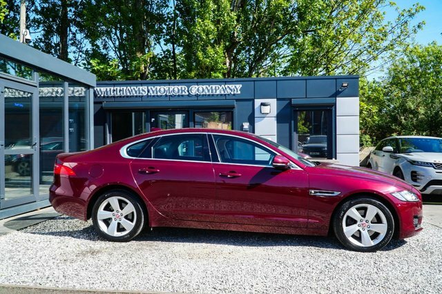 Jaguar XF 2017 2.0D Portfolio Saloon Euro 6 KF09TAN Red #2
