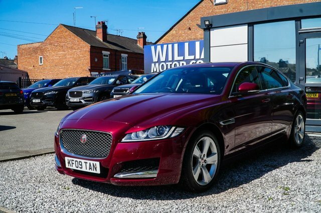 Jaguar XF 2017 2.0D Portfolio Saloon Euro 6 KF09TAN Red #4