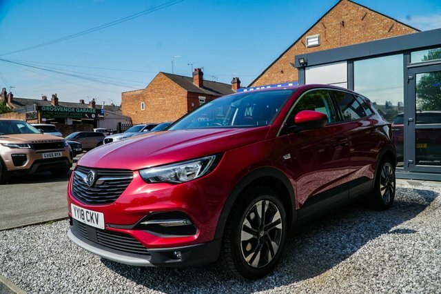 Vauxhall Grandland X 2018 1.2 Turbo Sport Nav Suv Eur YY18CKV Red #5