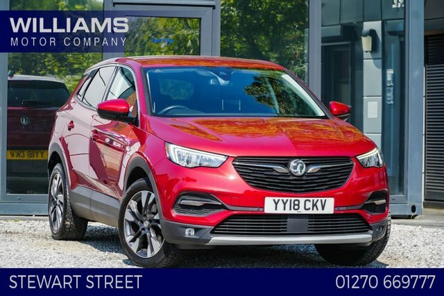 Vauxhall Grandland X 2018 1.2 Turbo Sport Nav Suv Eur Red