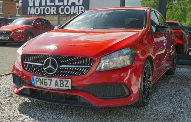 Mercedes-Benz A Class 2017 1.5 A180d Amg Line Hatchback Manua PN67ABZ Red #3