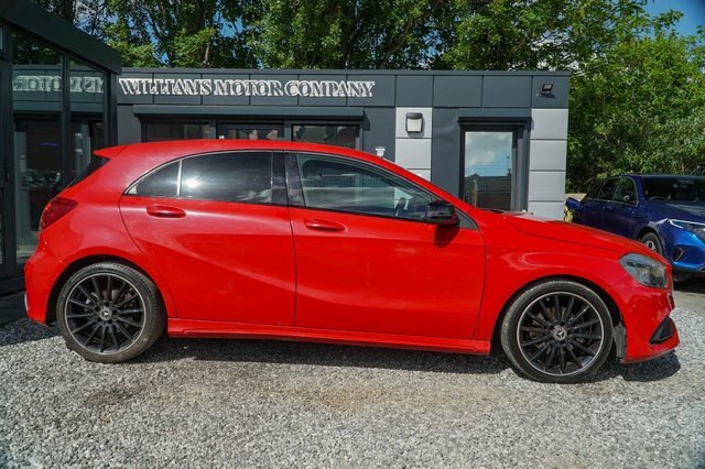 Mercedes-Benz A Class 2017 1.5 A180d Amg Line Hatchback Manua PN67ABZ Red #6