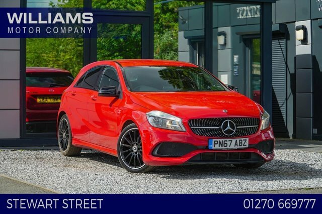 Mercedes-Benz A Class 2017 1.5 A180d Amg Line Hatchback Manua Red