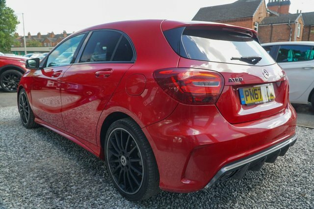 Mercedes-Benz A Class 2017 1.5 A180d Amg Line Hatchback Manua PN67ABZ Red #5