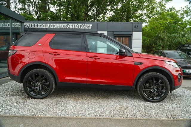 Land Rover Discovery Sport 2016 2.0 Td4 Hse Black Suv 4Wd Eur BL16YSK Red #6