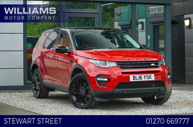 Land Rover Discovery Sport 2016 2.0 Td4 Hse Black Suv 4Wd Eur Red
