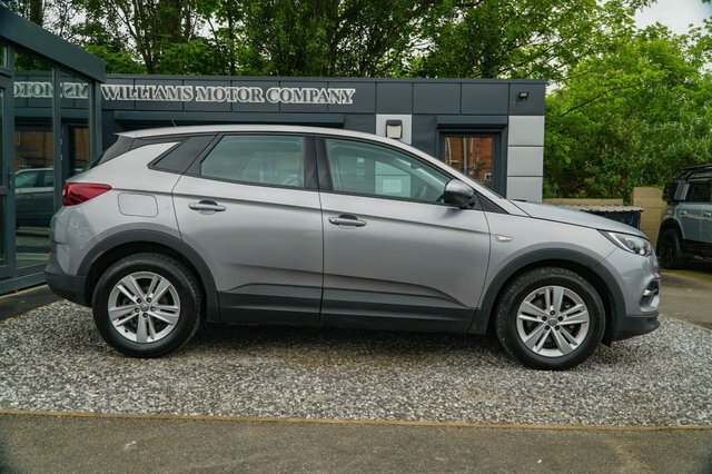 Vauxhall Grandland X 2018 1.2 Turbo Se Suv Euro 6 S BV18XJT Grey #6