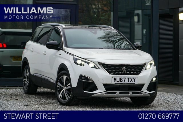 Peugeot 5008 2017 1.6 Bluehdi Gt Line Suv Eat Euro 6 White