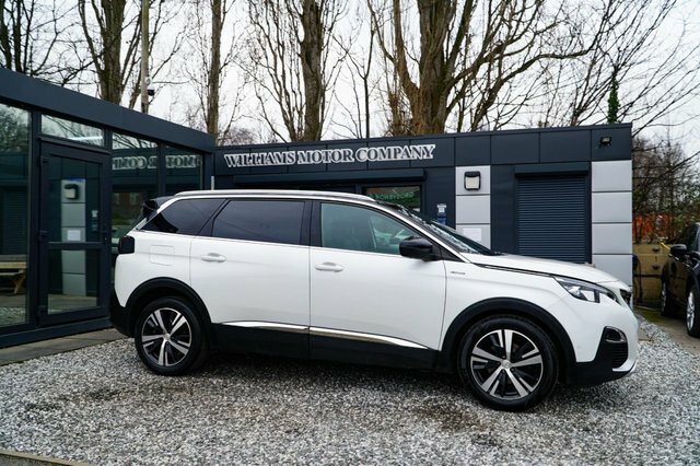 Peugeot 5008 2017 1.6 Bluehdi Gt Line Suv Eat Euro 6 White #6