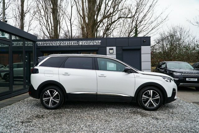 Peugeot 5008 2017 1.6 Bluehdi Gt Line Suv Eat Euro 6 White #3