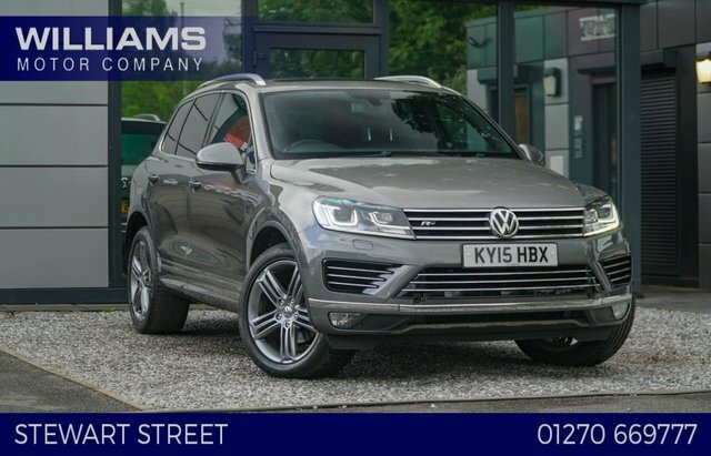 Volkswagen Touareg 2015 3.0 Tdi V6 Bluemotion Tech R-line Suv Die Grey