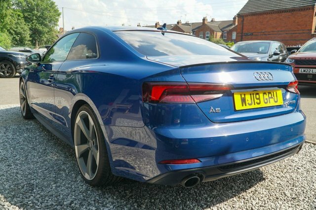 Audi A5 2019 2.0 Tfsi 40 Black Edition Coupe S WJ19GPU Blue #5