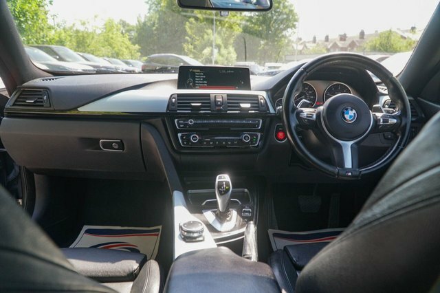 BMW 4 Series Gran Coupe 2015 2.0 420D M Sport Coupe Euro 6 LB65KFG Black #4