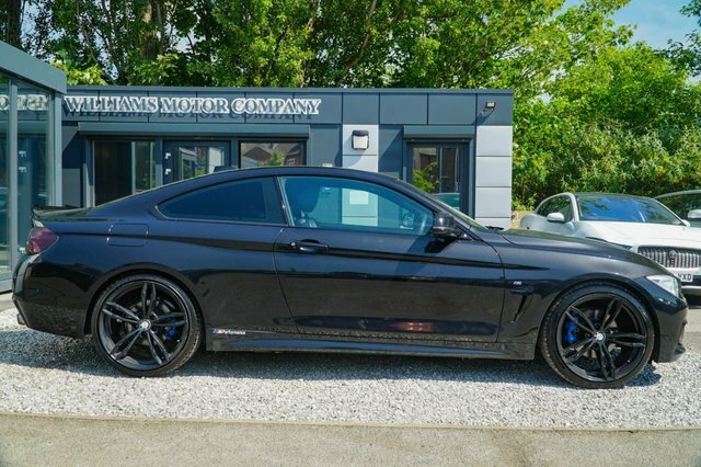 BMW 4 Series Gran Coupe 2015 2.0 420D M Sport Coupe Euro 6 LB65KFG Black #6