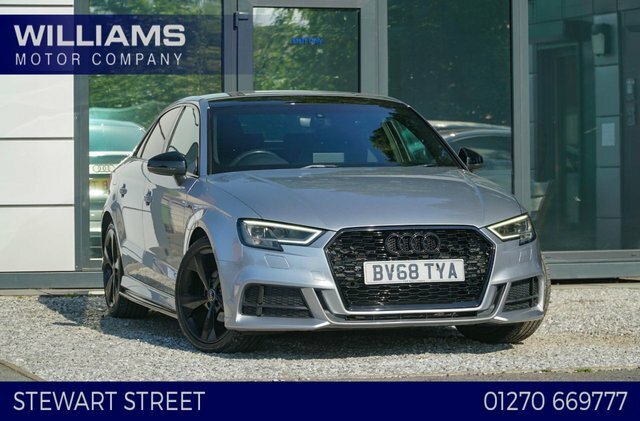 Audi A3 2018 1.5 Tfsi Cod 35 S Line Saloon S Tr Silver