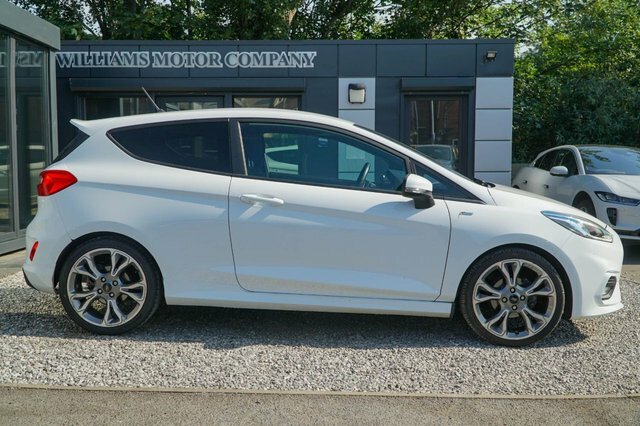 Ford Fiesta 2018 1.0T Ecoboost St-line Hatchback Ma BP67XMX White #6