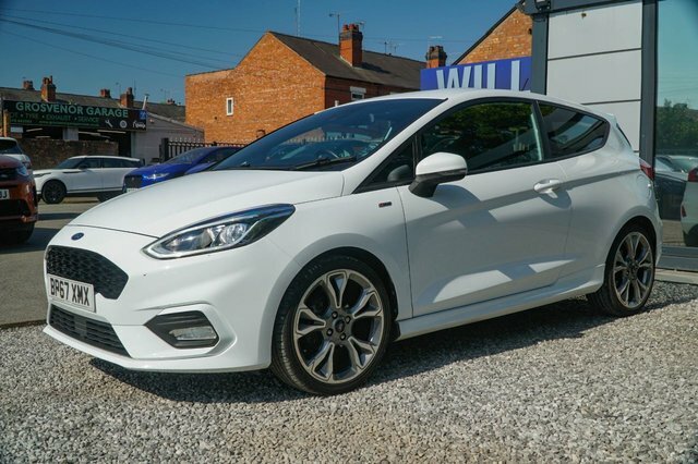 Ford Fiesta 2018 1.0T Ecoboost St-line Hatchback Ma BP67XMX White #3