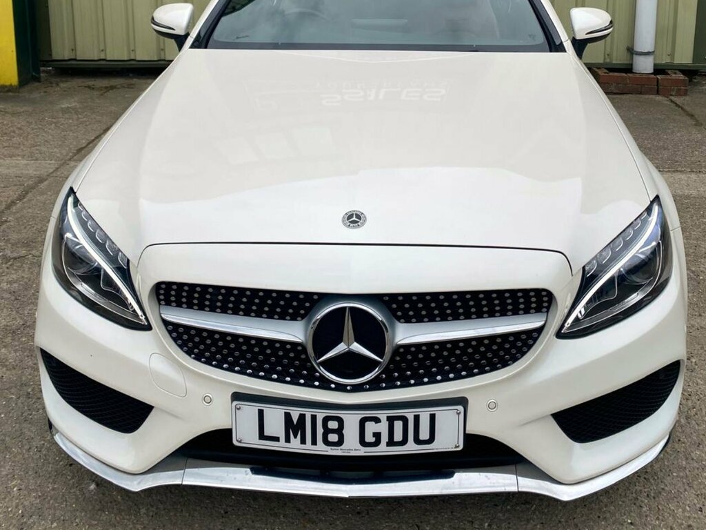 Mercedes-Benz C Class 2.0 C200 Amg Line Premium Plus Cabriolet Pet White #5